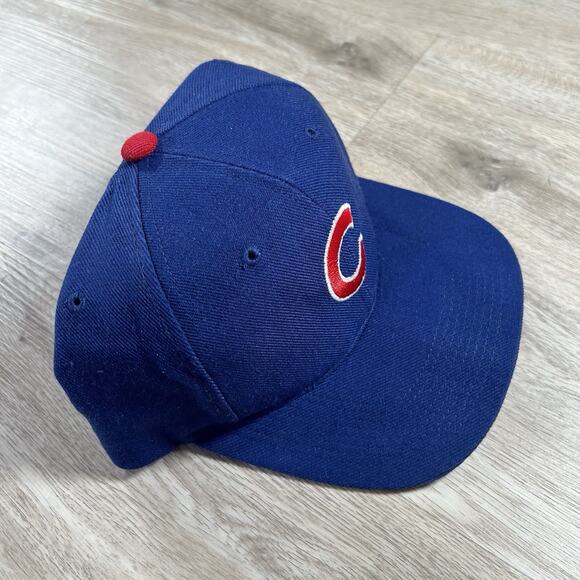 Vintage Sports Specialties Chicago Cubs Snapback Hat Blue Wool Blend Cap MLB - Picture 9 of 10
